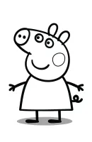 Peppa Pig kleurplaat 26